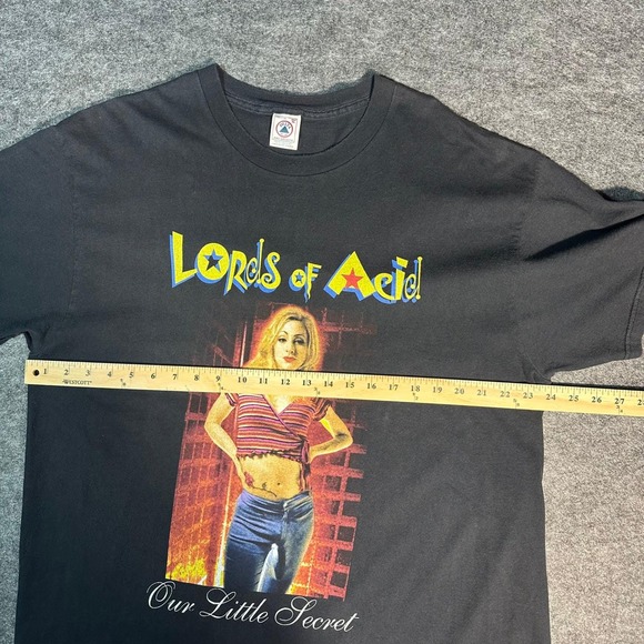 Rare Vintage 90s Lords of Acid Our Little Secret Tour Shirt Delta Pro Weight XL - Picture 3 of 16